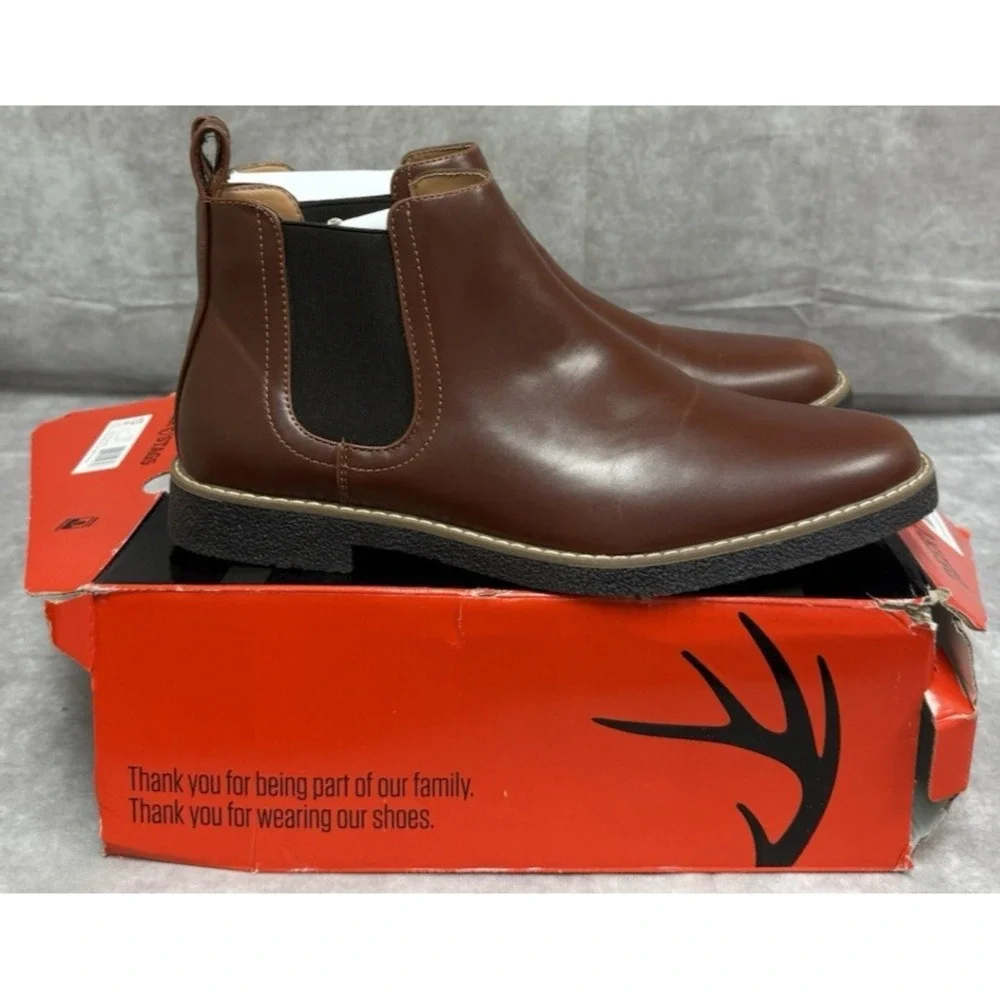 Deer Stags Rockland Redwood/Brown Men's Boot size 13 New in Box